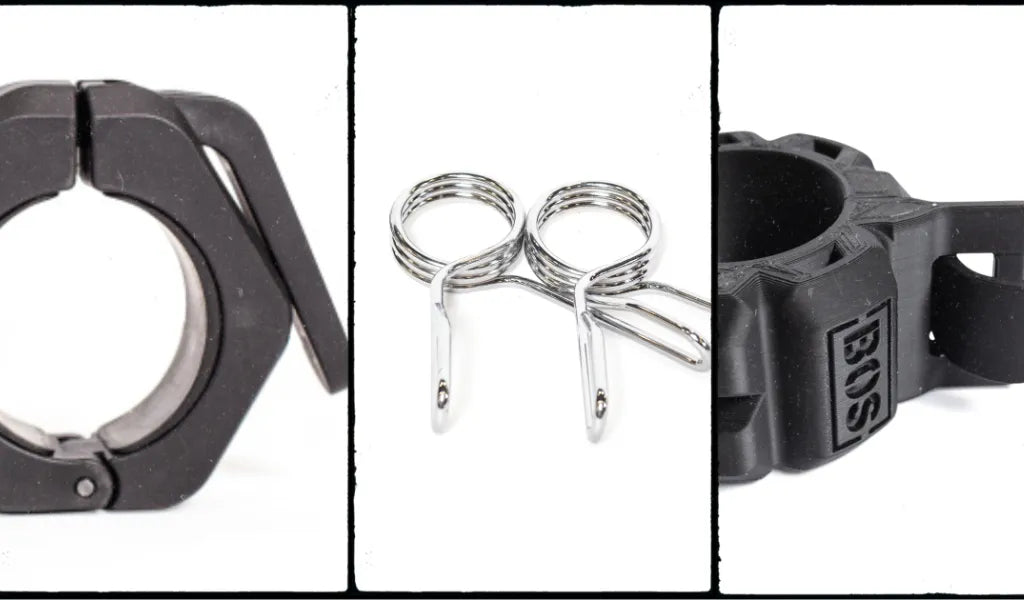 Barbell Collars vs. Spring Clips vs. Clamps: Which One Should You Use?