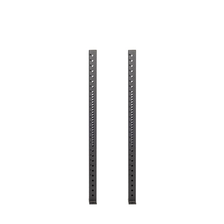 The Bells of Steel Hydra Vertical Uprights are designed for Hydra Rack assembly, featuring evenly spaced holes for various attachments. Displayed on a clean white background.