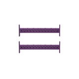 Two identical Hydra Crossmembers by Bells of Steel, made of purple metal with two parallel rows of holes, are displayed on a white background.