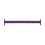 The Bells of Steel Hydra Crossmembers are horizontal purple metal bars with evenly spaced holes and flat end plates on each side, designed as 3x3 rack crossmembers for power rack attachments, shown isolated on a white background.
