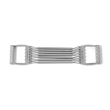 The Bells of Steel Chest Expander is a bodybuilding classic with five adjustable springs and textured handles, ideal for strength training and lean muscle building.