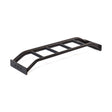 The Bells of Steel Multi-Grip Pull Up Bar is a black metal rack with four rungs, mountable on vehicles or flat surfaces, that serves as both a ladder rack and a pull up bar for strength training, shown on a white background.