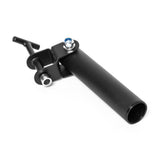 Black metal Bells of Steel Landmine Rack Attachment with a pivoting sleeve designed for use with an Olympic barbell.
