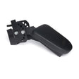 The Bells of Steel Seal Row Pad Rack Attachment is a black adjustable plastic armrest with a mounting bracket and multiple screw holes, designed for use as a chest support or seal row pad on power racks.