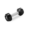 The Nuobell NÜOBELL Replacement Handle - SINGLE features a textured grip for secure handling and is designed for easy weight adjustment with plus and minus symbols.