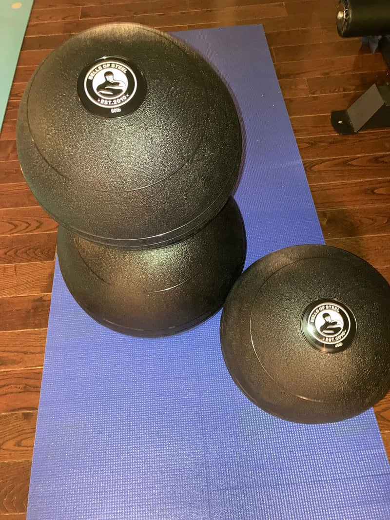 45, 60, 70 lb slam balls